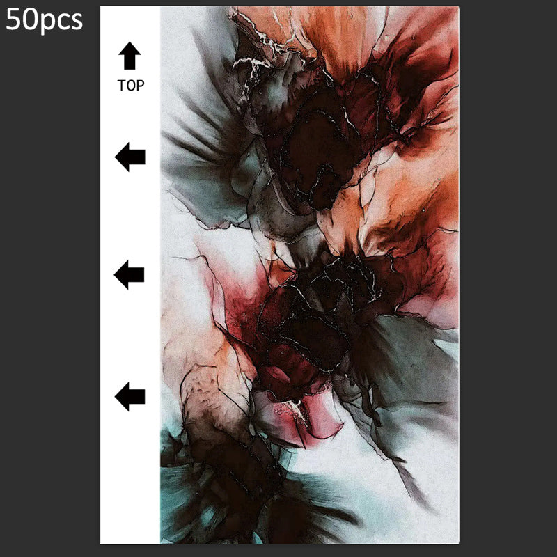 50Pcs / Pack Marble Grain Series Color Back Film for Cutting Machine 18x10.5cm PVC Rear Sticker Sheets 50Pcs / Pack Marble Grain Series Color Back Film for Cutting Machine 18x10.5cm PVC Rear Sticker Sheets